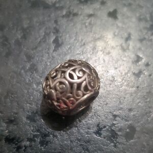 Elegant Silver Filigree Bead